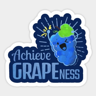 Achieve Grapeness Sticker